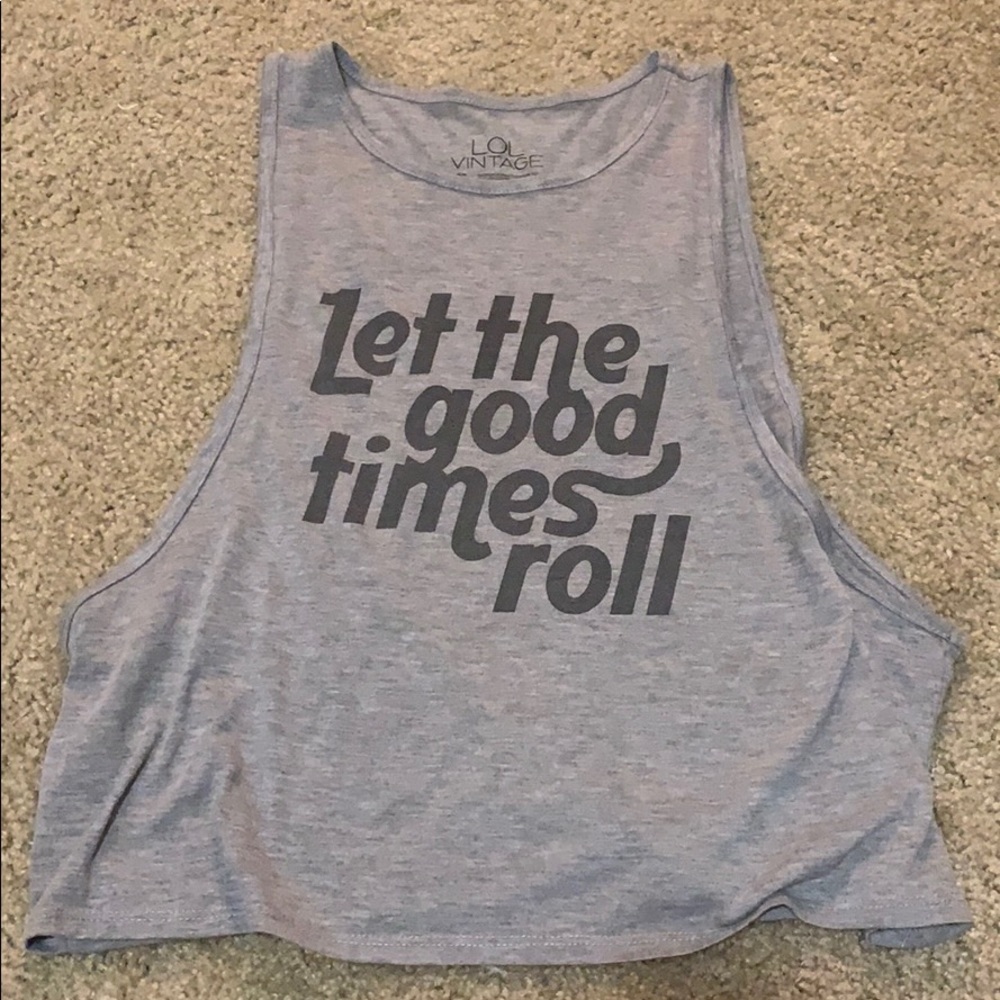 Let the good times roll muscle tee
